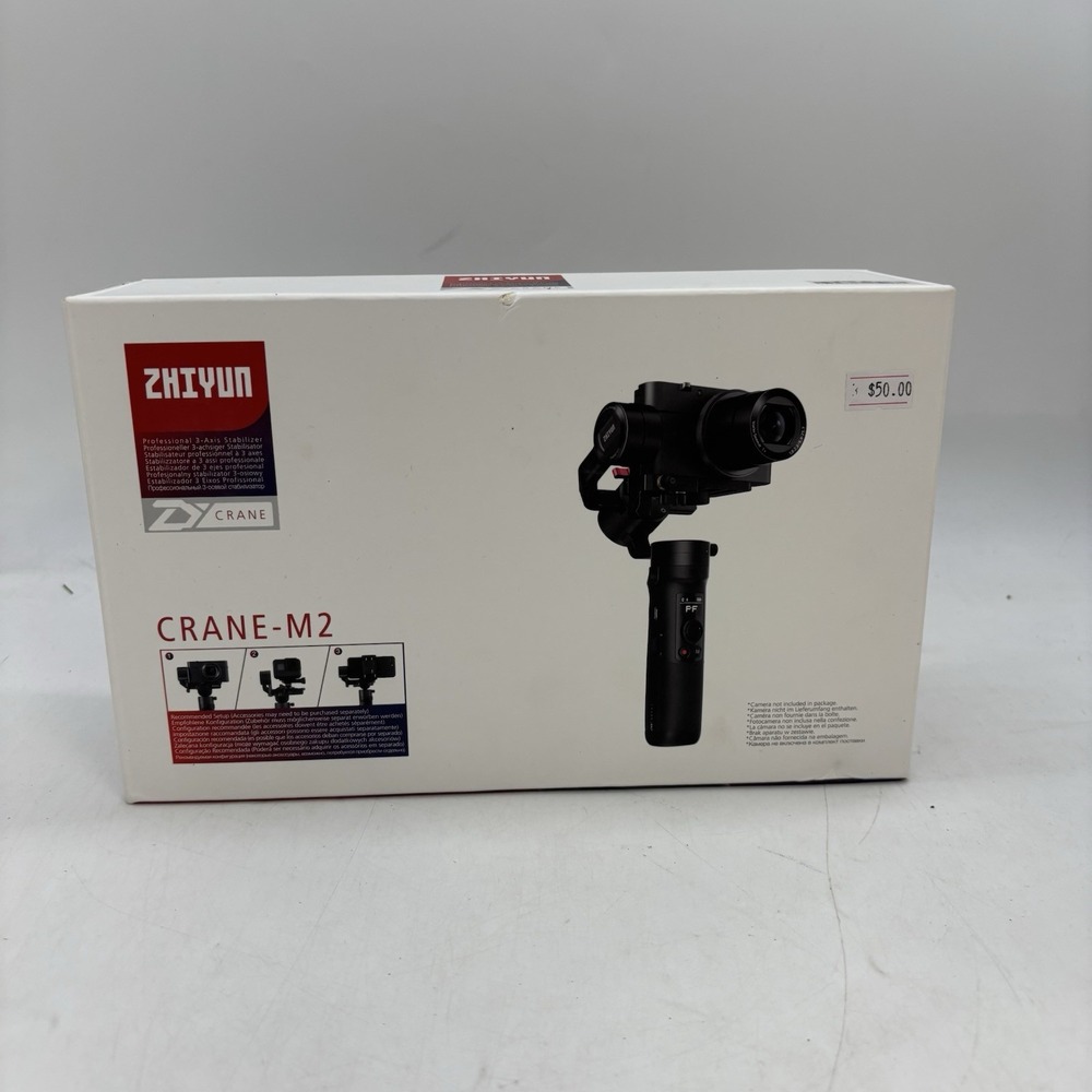 Zhiyun Crane-M2 Gimbal Stabilizer for Camera Smartphone, 360° Rotation, OLED